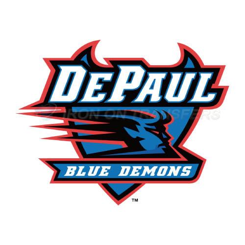 DePaul Blue Demons Iron-on Stickers (Heat Transfers)NO.4259